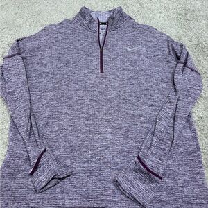 Nike Heathered Purple Running Top